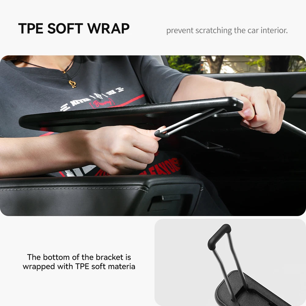 YZ Table Desk For Tesla Model 3/Y/YL Highland Juniper 2021-2026 Car Steering Wheel Laptop Tray Food Desk Portable Office Table