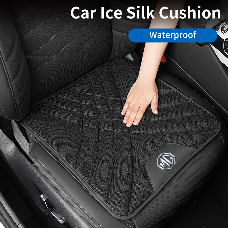 Car Ice Silk Seat Cushion Breathable Anti-Slip Pad Seat Cover Accessories For Morris Garages MG 3 5 6 7 HS ZS GS Hector TF GT ZR