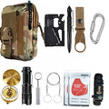Outdoor Adventure Survival Kit SOS Emergency First Aid Kit Camping Equipments Medical Bag Self-defense EDC Pouch IFak