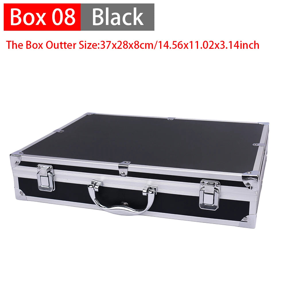 Aluminum alloy Tool Case Outdoor Vehicle Kit Box Portable Safety Equipment instrument Case Suitcase Outdoor Safety Equipment