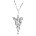 Evenstar Necklace Arwen Elf Princess Pendant Crystal Exquisite Choker Jewelry Gift for Women Movie Accessories