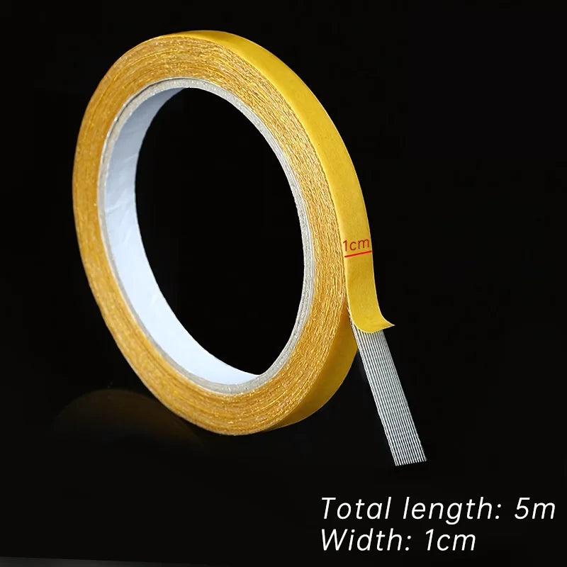 5/10m Double-sided Cloth-based Tape High Adhesive Heavy Duty Translucent Mesh Waterproof Traceless Powerful Adhesive Tape