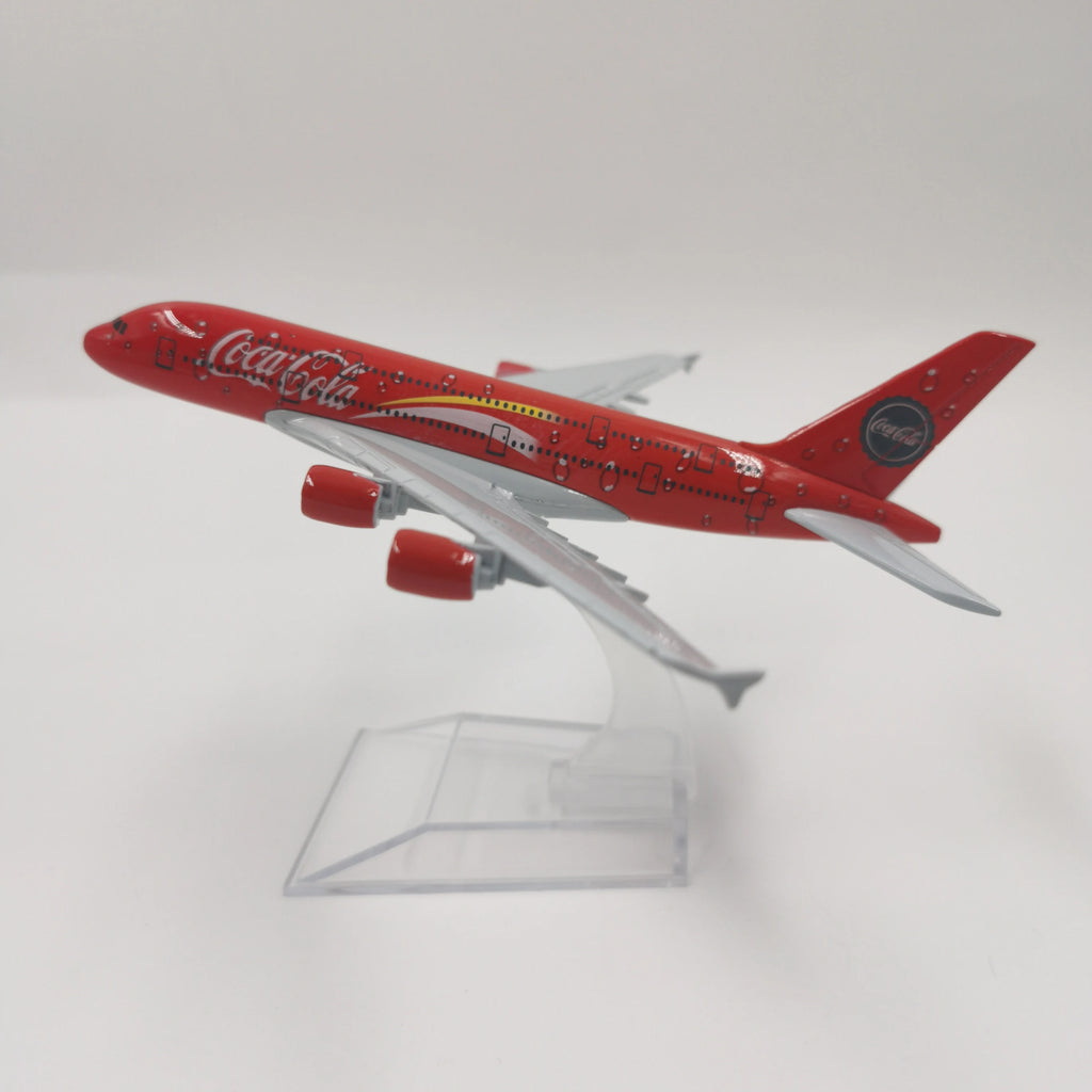 JASON TUTU 16cm AirAsia Airbus A320 Airplane Model Airplane Diecast Metal 1/400 Scale Planes