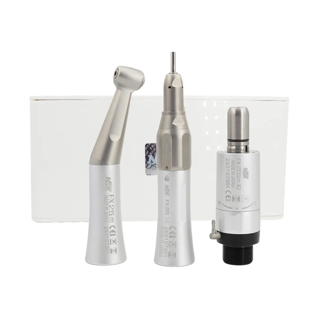 NSK Polishing Tools FX25 FX65 Dental 1:1 Direct Drive Contra Angle Low Speed Handpiece Mini Head Dentistry Against Contra Angle