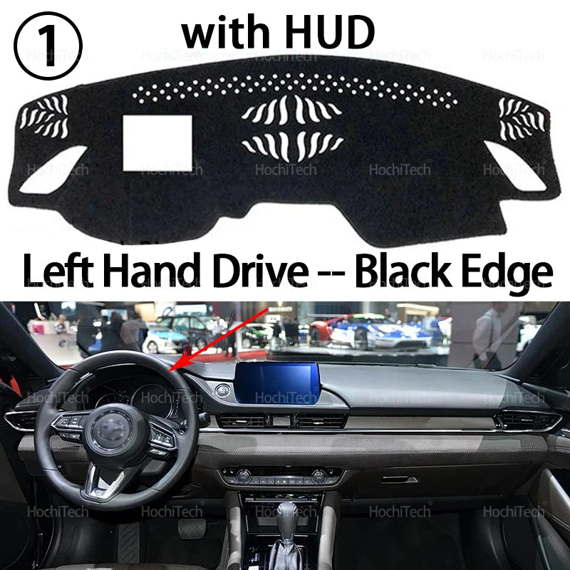 For Mazda 6 Mazda6 2016 2017 2018 GL Atenza Dashboard Cover Pad Car Liner Anti-UV Mat Sunshade Dashmat Carpet Dash
