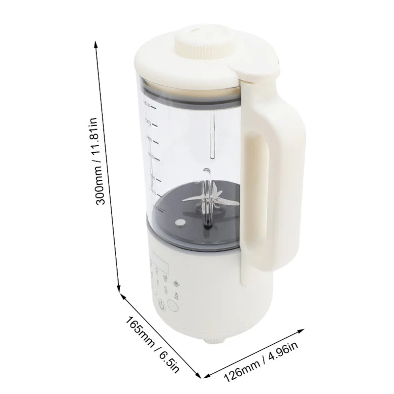120W 1500ml Soy Milk Maker Multifunctional Small Miniature Automatic Nut Milk Maker Blender For Home 220V