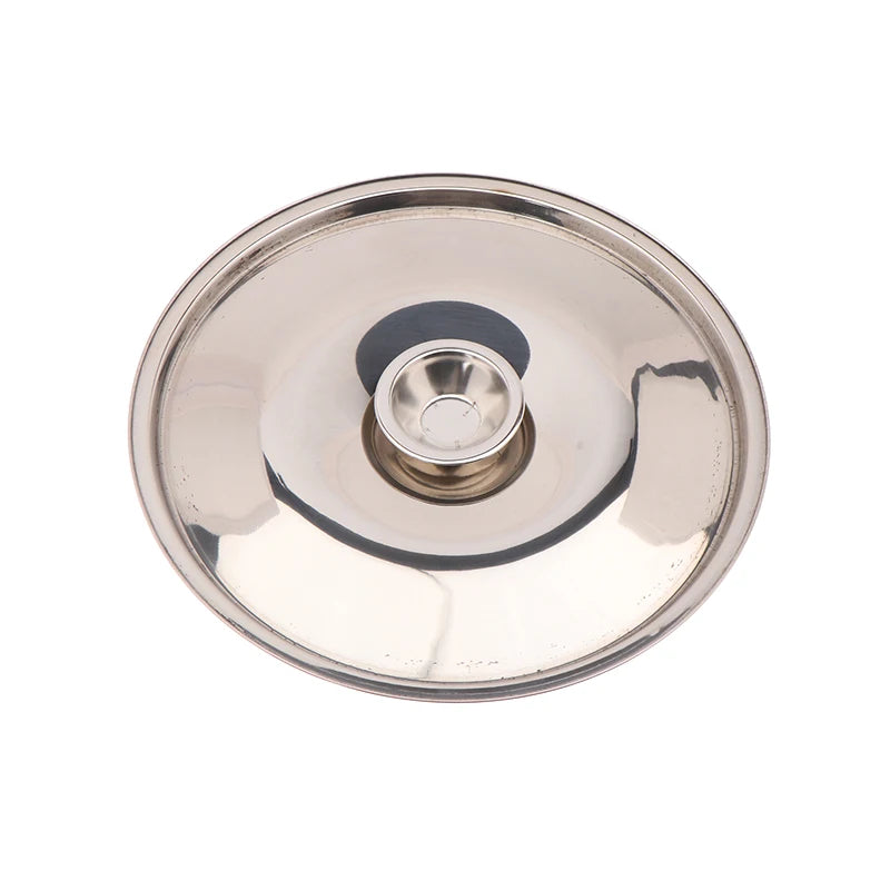 10-26cm Round Pot Lid Thicken Stainless Steel Saucepan Cover Replacement Universal Kitchen Food Lid Kitchen Supplies