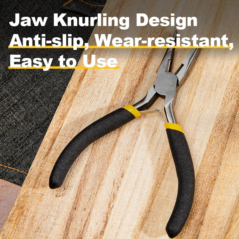 7Pcs Mini Pliers High Carbon Steel Precision Needle Nose Wire Cutter Jewelry Model Assembly Electronics Repair Professional Tool