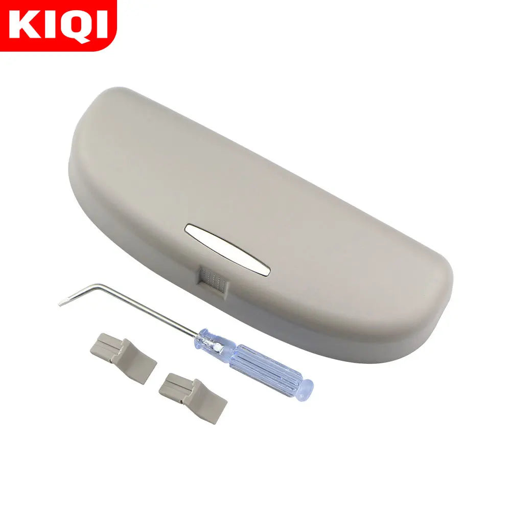 KIQI Car Sunglasses Case Glasses Holder Box Fit for BMW 1 2 Series F20 F22 F45 2011 2012 2013 2014 2015 2016 2017 2018 2019 2020