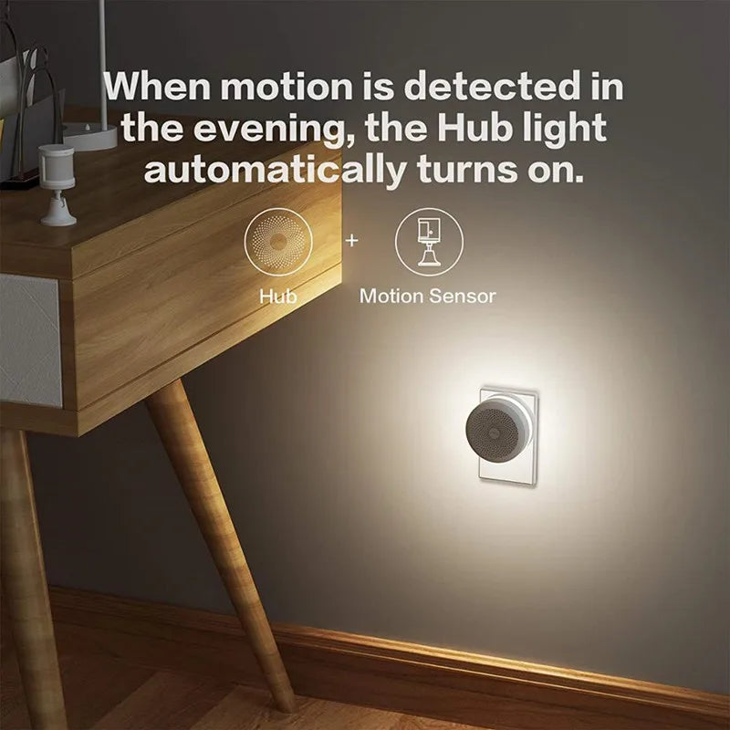2024 Newest Aqara Smart Hub M1S Gateway Wireless Zigbee 3.0 Wifi RGB LED Night Light Remote Control For Xiaomi Mijia Homekit APP