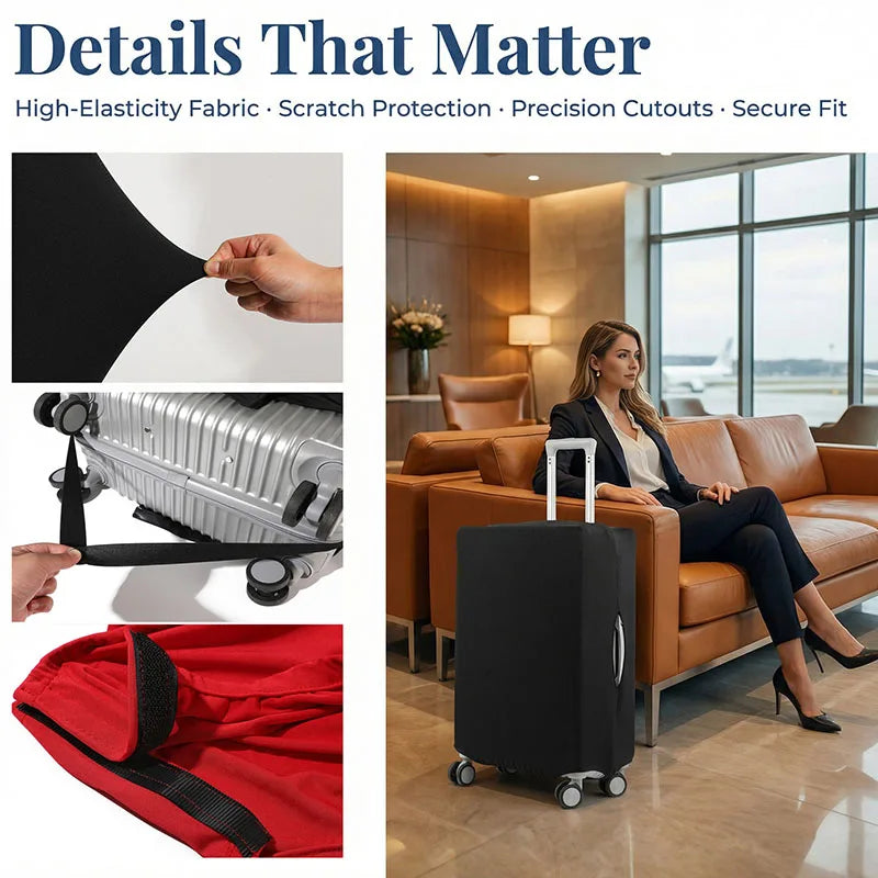 Travel Suitcases Protector Elastic Luggage Protector Cover for 18-32 Inch Travel Suitcases Case Travel Accessories XLXBHT02