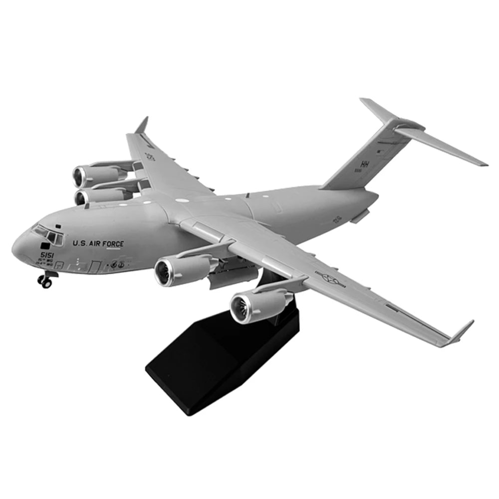 1:200 Scale US C-17 C17 Globemaster III Strategy Transport Aircraft Metal Plane Model Display Ornament