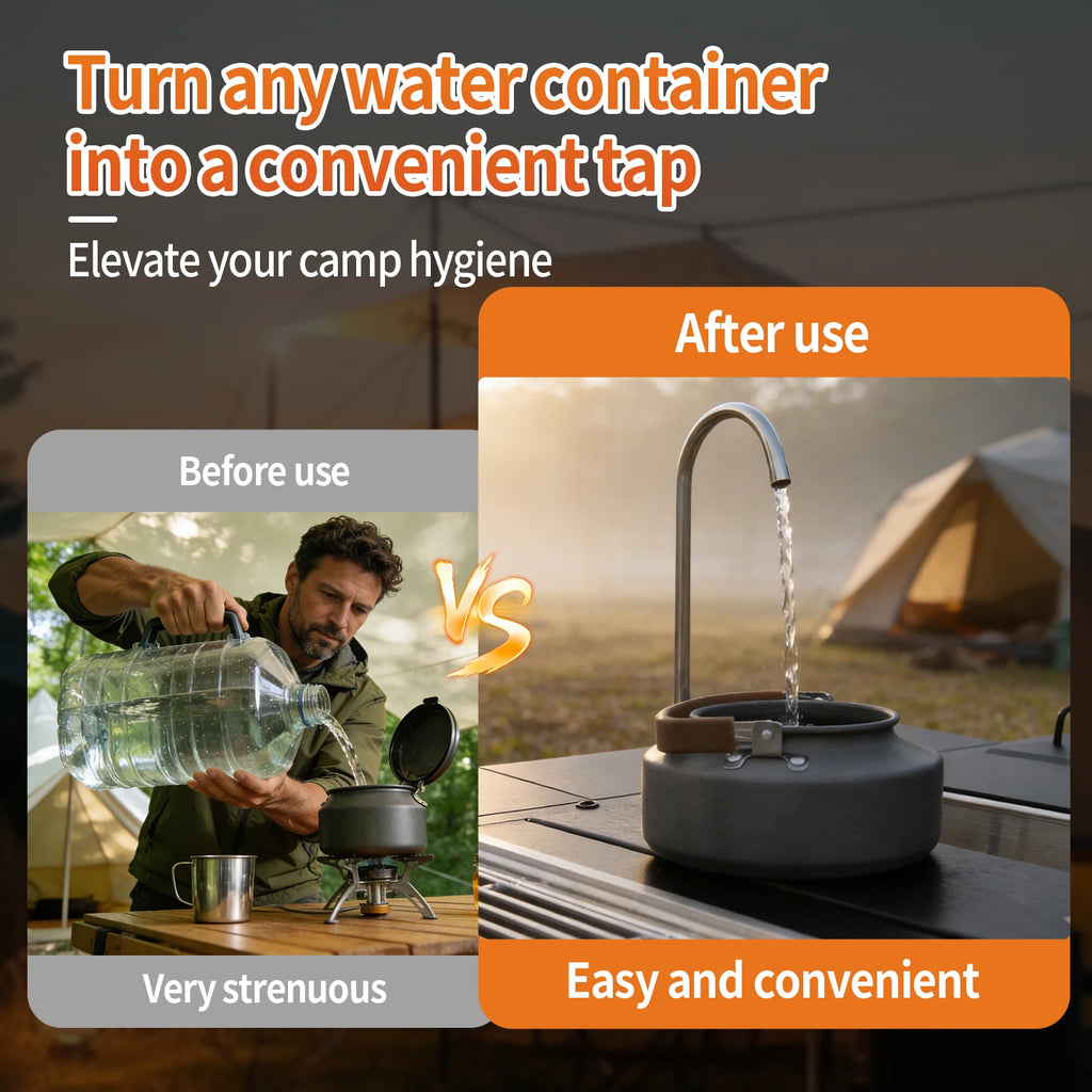 IGT Electric Water Dispenser Camping IGT Water-proof Electric Water Pump Aluminium Table Unit Plate IGT Table Accessory