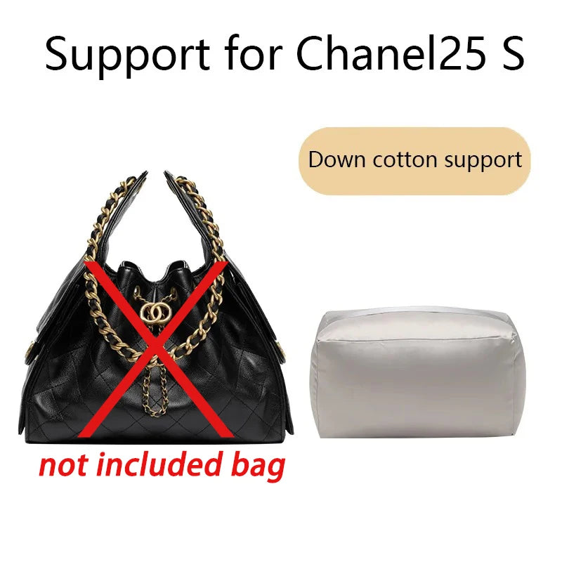 Bag Organizer Insert For Chanel 25bag S Bag Support Nylon Bag Insert Storage Chain Bag Transform Accessories