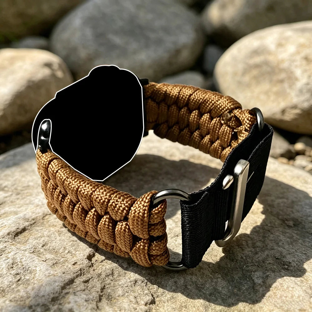 Umbrella Rope Sports Band for Apple Watch 49mm 46mm 45mm 44mm  Men Sports Mountain Strap iWatch Ultra SE 11 10 9 8 7 6 5 4