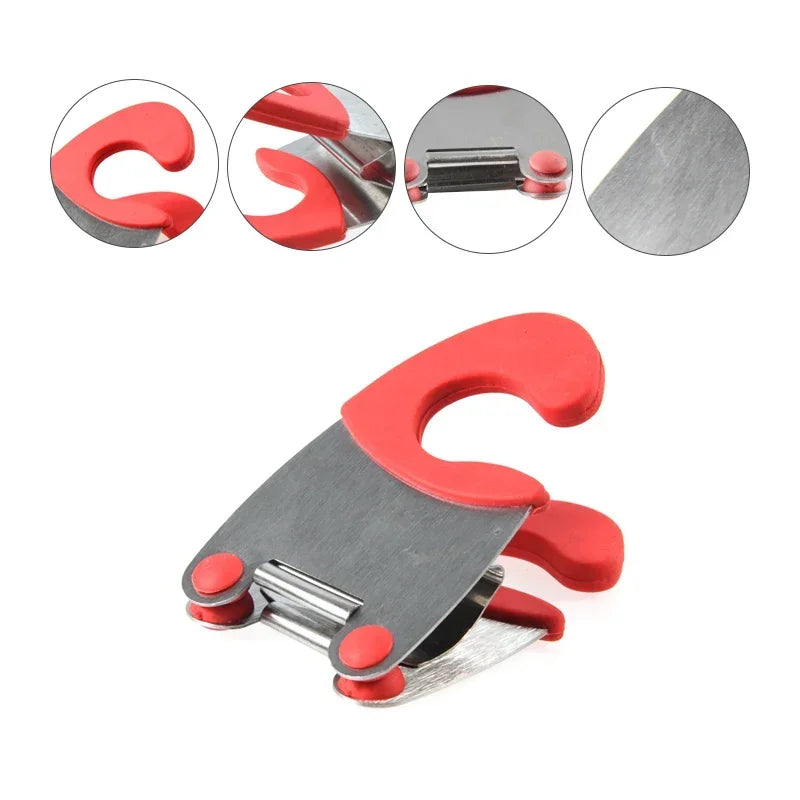 Stainless Steel Pot Side Clips Anti-scalding Spoon Holder Kitchen Gadget Rubber Kitchen Gadget Spoon Holder Rest Kitchen Gadgets