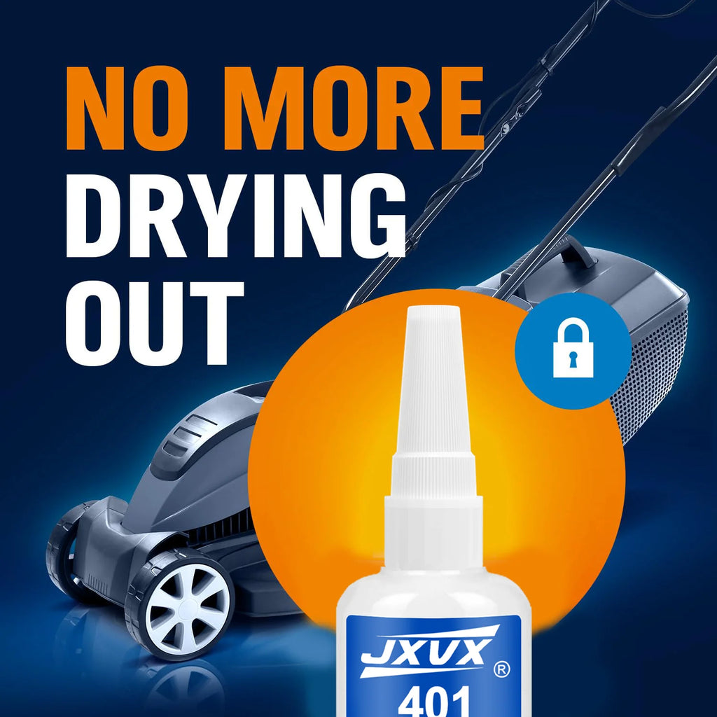 JXVX Super Glue for Cars and Trucks 20g - Heavy Duty Automotive Adhesive for Interior Exterior Trim, Badges, Bumpers, Decals.
