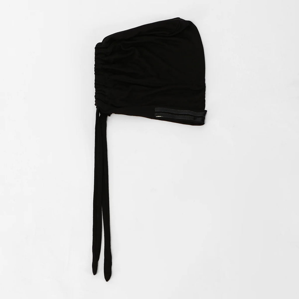 Ramadan Women Cotton Modal Anti-slip Hijab Undercap Solid Turban tube Elastic Tie Back Muslim Hair Bonnet Jersey Hijab Bandana