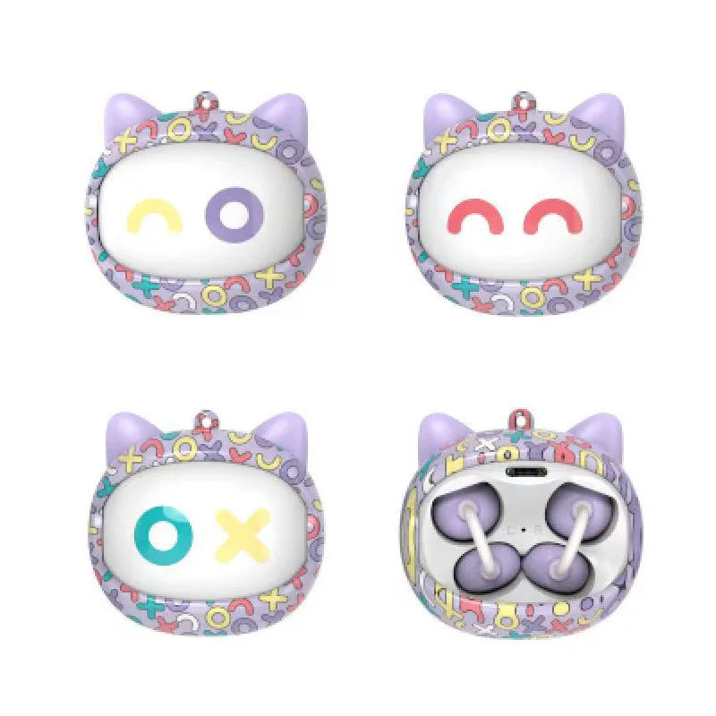 Cute Face changing TWS Bluetooth 5.4 Earbuds ENC Noise Reduction Waterproof HIFI Stereo Earphones for iOS Android Kids