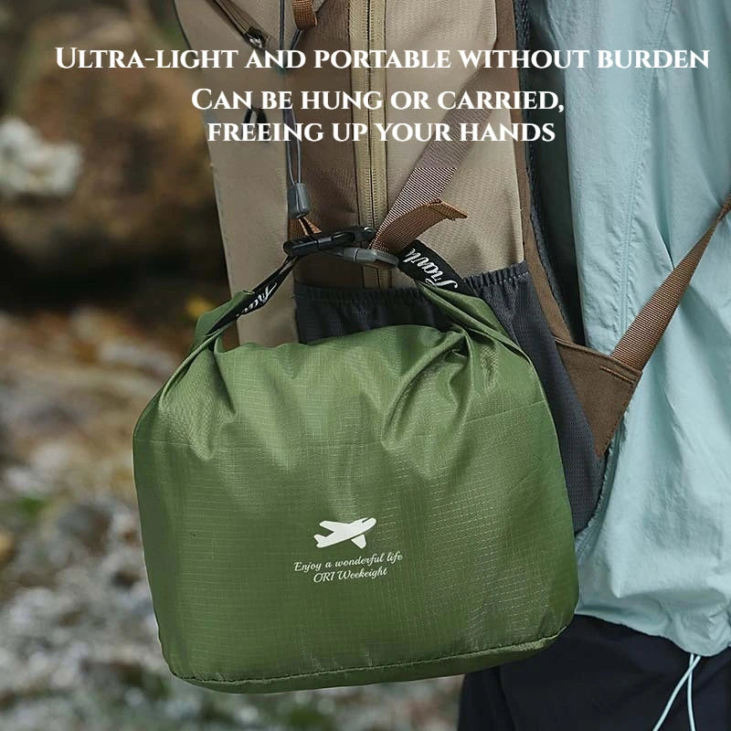 Waterproof Rolled Storage Bag Oxford Cloth 420d Dry Bag Outdoor Travel Hiking Beach Foldable Dispenser Portable Organizer Pack