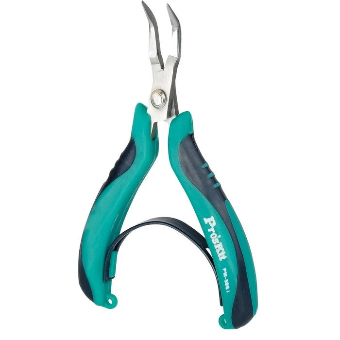 Pro'sKit PM-396H/I Flat Nose Plier Stainless Steel Flat Pliers Mini Anodontia Vise Pointed Nose Plier For Electronic Repair