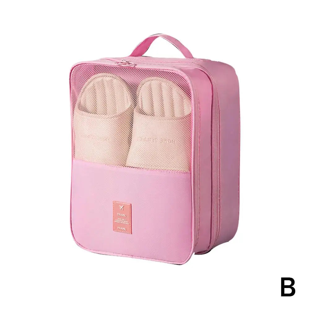 Multifunction 3 Layers Shoes Storage Bag New Portable Travel Shoes Organizer Box Zipper Shoe Sorting Pouch Travel Accessories