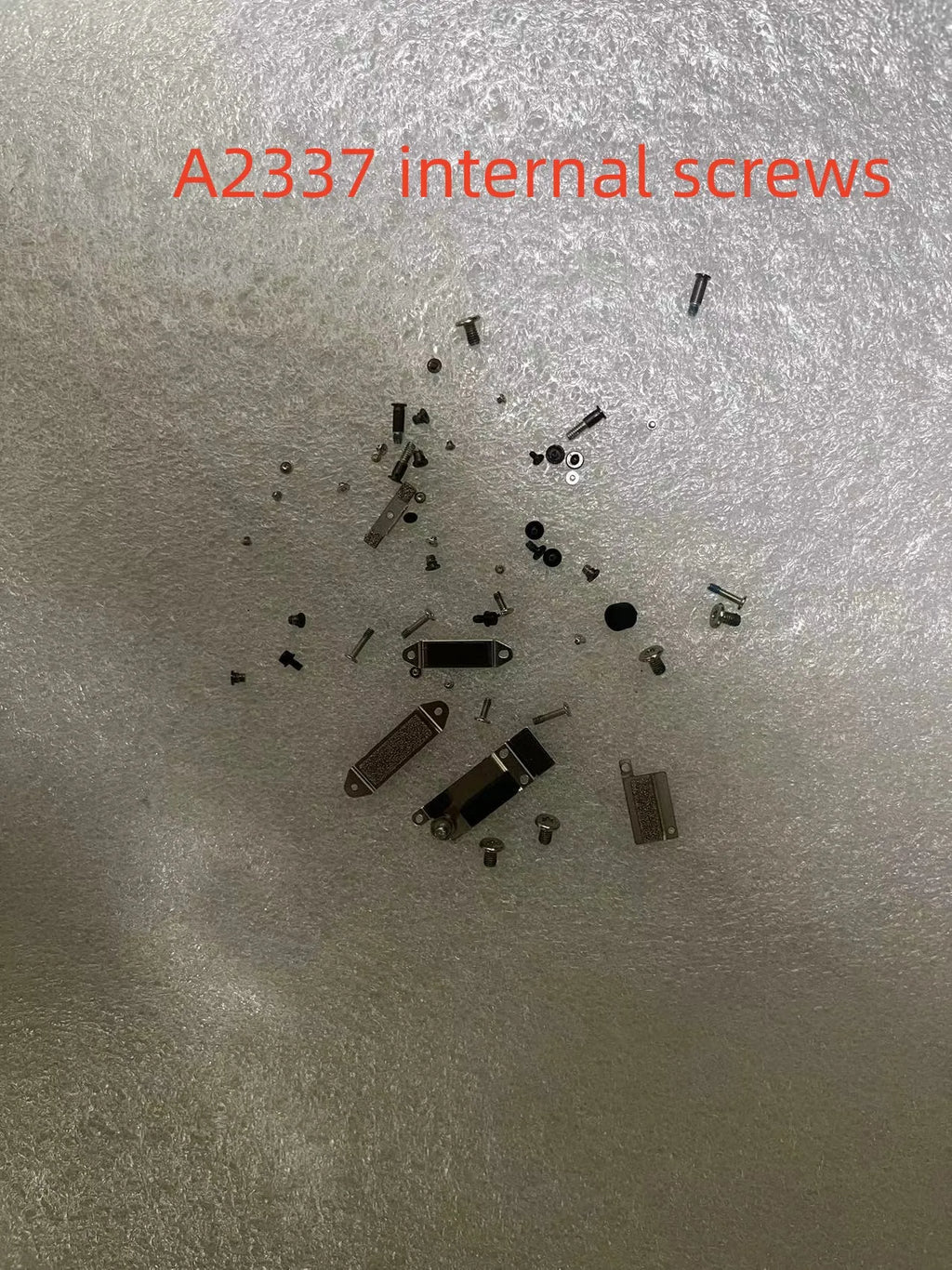 Internal screws  plastic sheet and iron sheet for macbook air A1932 and A2337