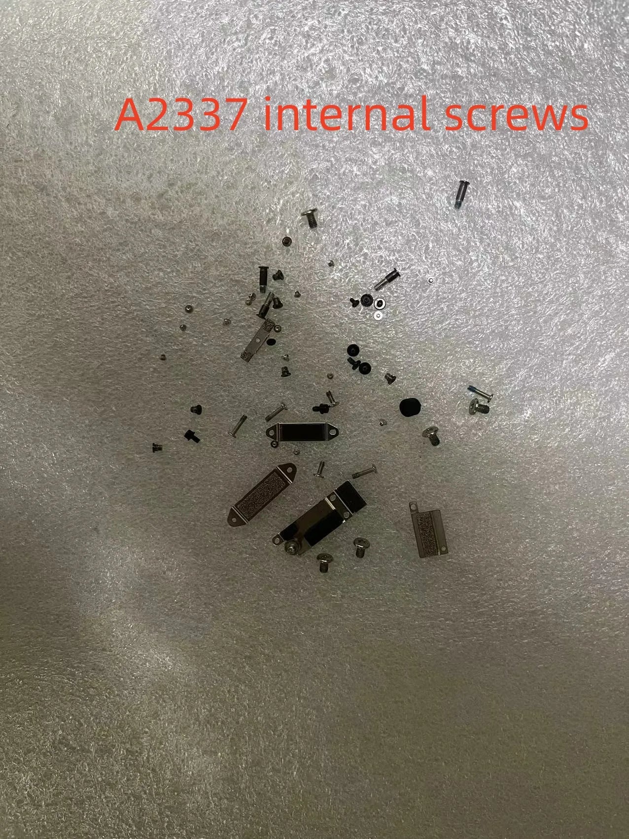 Internal screws  plastic sheet and iron sheet for macbook air A1932 and A2337