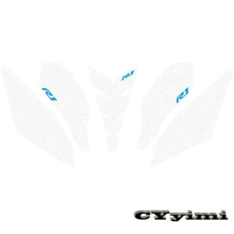 For YZF R1 R1M YZFR1 2015 - 2021 Motorcycle Accessories Side Fuel Tank Pads Protective Stickers Knee Grip Traction Pad