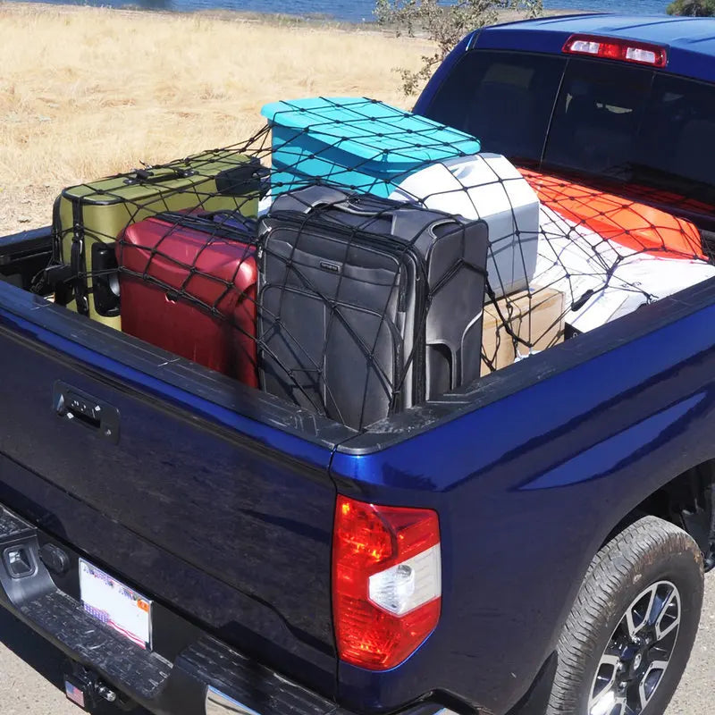 Universal Car Trunk Luggage Storage Cargo Organiser Nets 120x90cm Elastic Mesh Net with Hooks Auto Interior Accessories