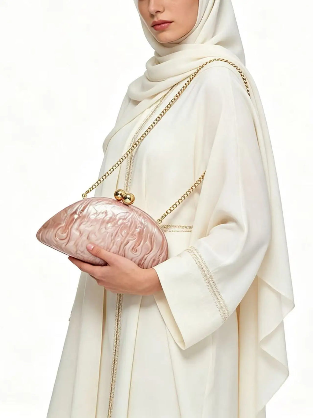 2026 Spring Summer New Arrival Hot Selling Irregular Acrylic Shell Evening Bag, Luxury Versatile Shoulder & Crossbody Bag For D