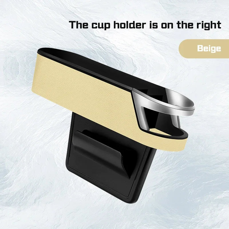Compatible with Porsche Cayenne, Panamera, Macan, 718, Taycan, 911, 981, 970, and Cayman Car Seat Gap Storage Boxes.