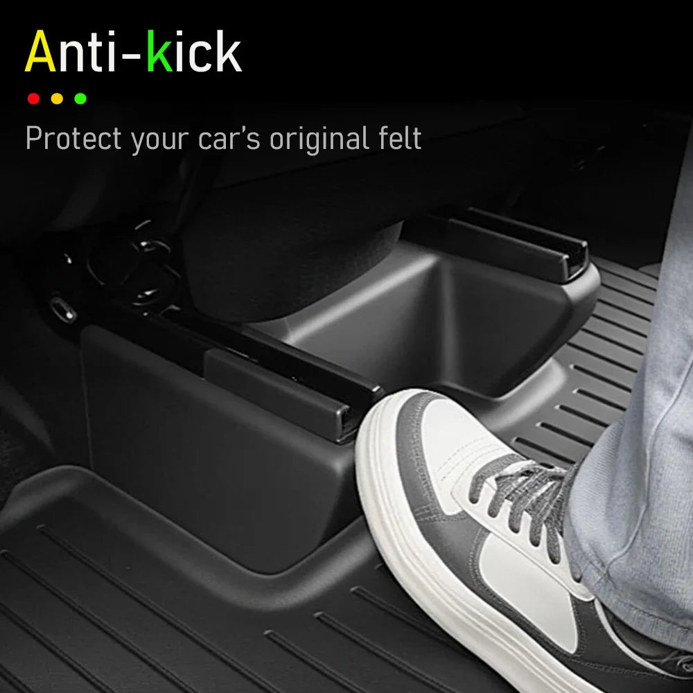 For Tesla Model Y Juniper 2025 2026 Accessories Under Seat Corner Guard Cover Anti-Kick Anti-dirty Pad for Tesla Model Y Launch