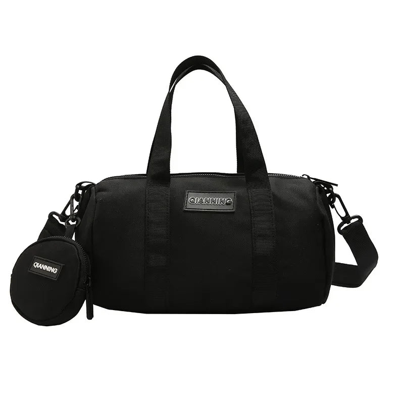 Modern Sporty Style Mega-Storage Shoulder Bags with Coin Holder, Pupil Nylon Handbag Casual Unisex Side Bags