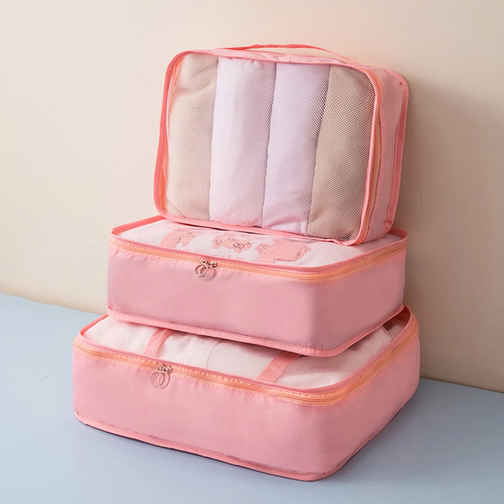 3PCS Multifunctional Clothing Storage Bag, Multiple Sizes and Specifications, Storage Travel Bag Set, Simple to travel.-zmt
