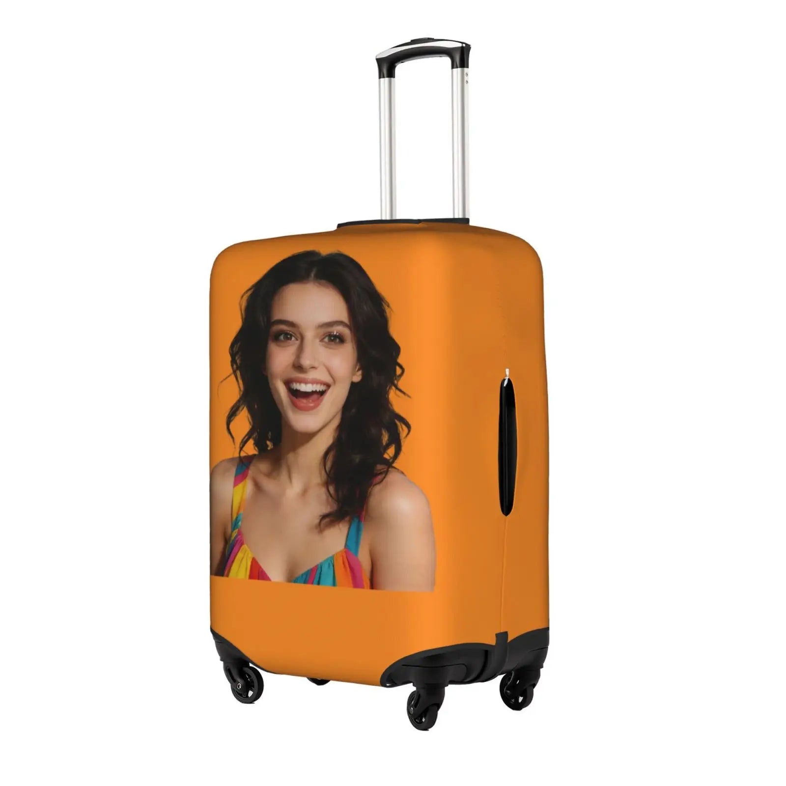 Customize Text Luggage Cover Elastic Your Design Here Travel Suitcase Protective Covers Suit For 18-32 inch