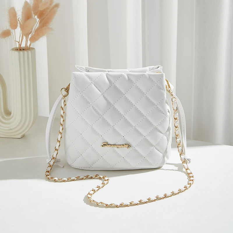 Ladies Large-Capacity Multi-Functional PU Leather Crossbody Bag Durable Commuting Single-Shoulder Handbag