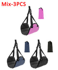 Portable Adjustable Leg Hammock with Comfortable Foot Support for Airplane Office and Car Travel Outdoor Furniture Use