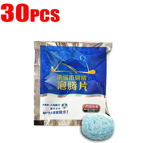 Solid Car Windshield Cleaner Effervescent Tablets Windscreen Window Glass Dust Wiper Car Cleaning Tool Car Accessories