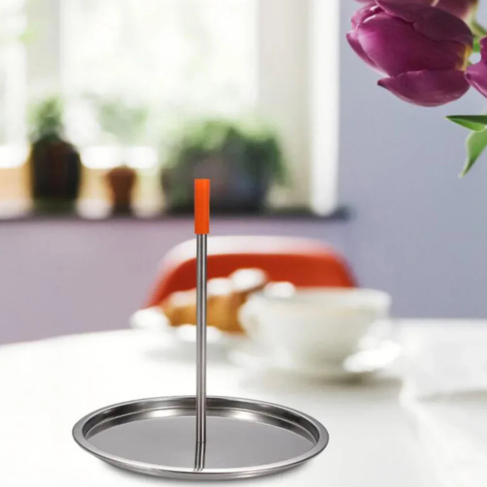 Stainless Steel Vertical Skewer Stand for Roasting Meat Steak Whole Chicken Tacos Al Pastor Shawarma Kebabs