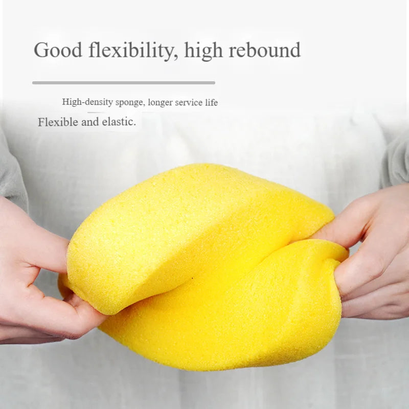 Large honeycomb structure car washing sponge high density foam suit for scratch free auto body cleaning task