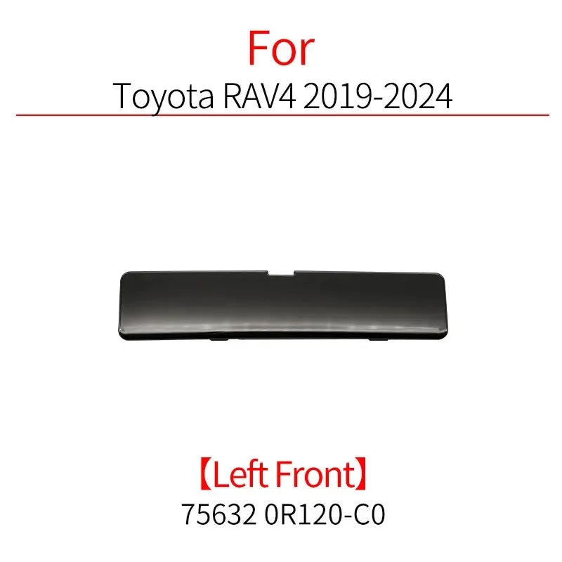 Car Roof Rail Racks Cap Cover Shell Roof Side Garnish Lid Roof Luggage Rack Cover Plate For Toyota RAV4 XA50 Accessorise 2019-20
