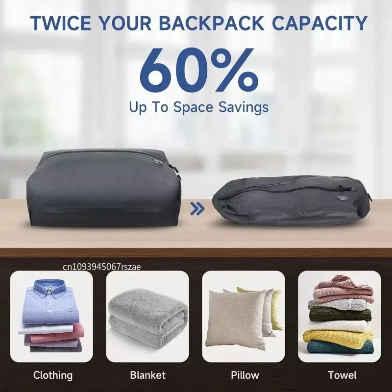Vacuum Storage Bags,Travel Essentials Suitcases Clothes Organizer Packaging Bag Practical Accessories Compression Packing Cubes