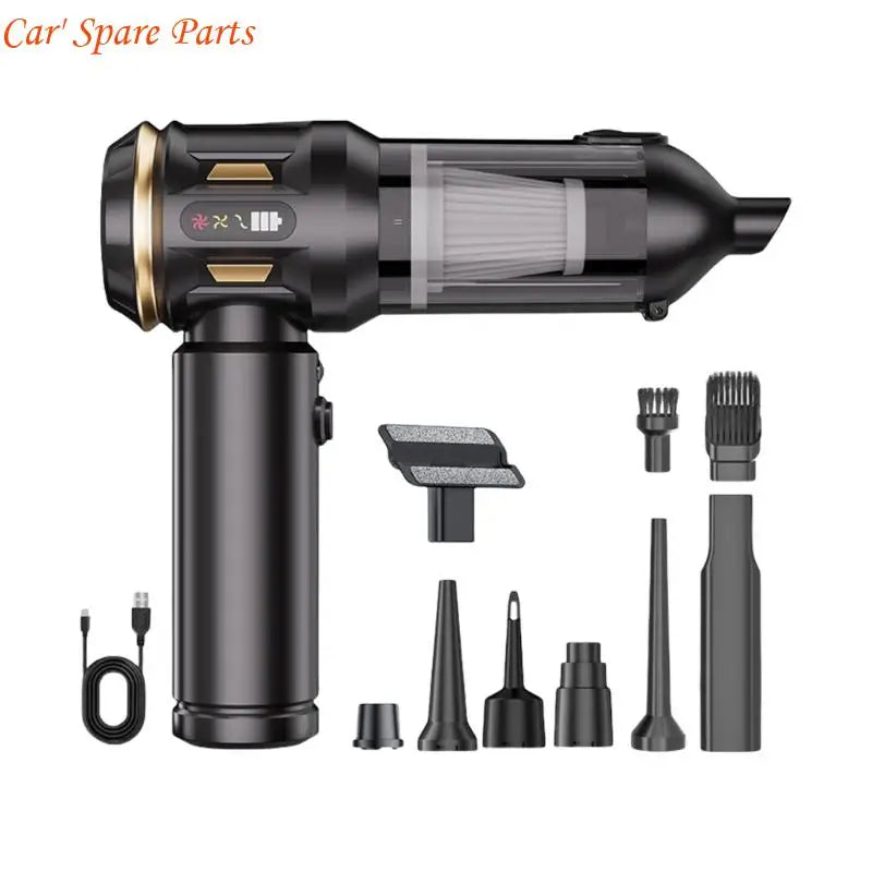 Y4UA Rechargeable Portable Wireless Handheld Vacuum 6000mAh Battery 35Min Runtime Lightweight Design For Car Home Cleaning