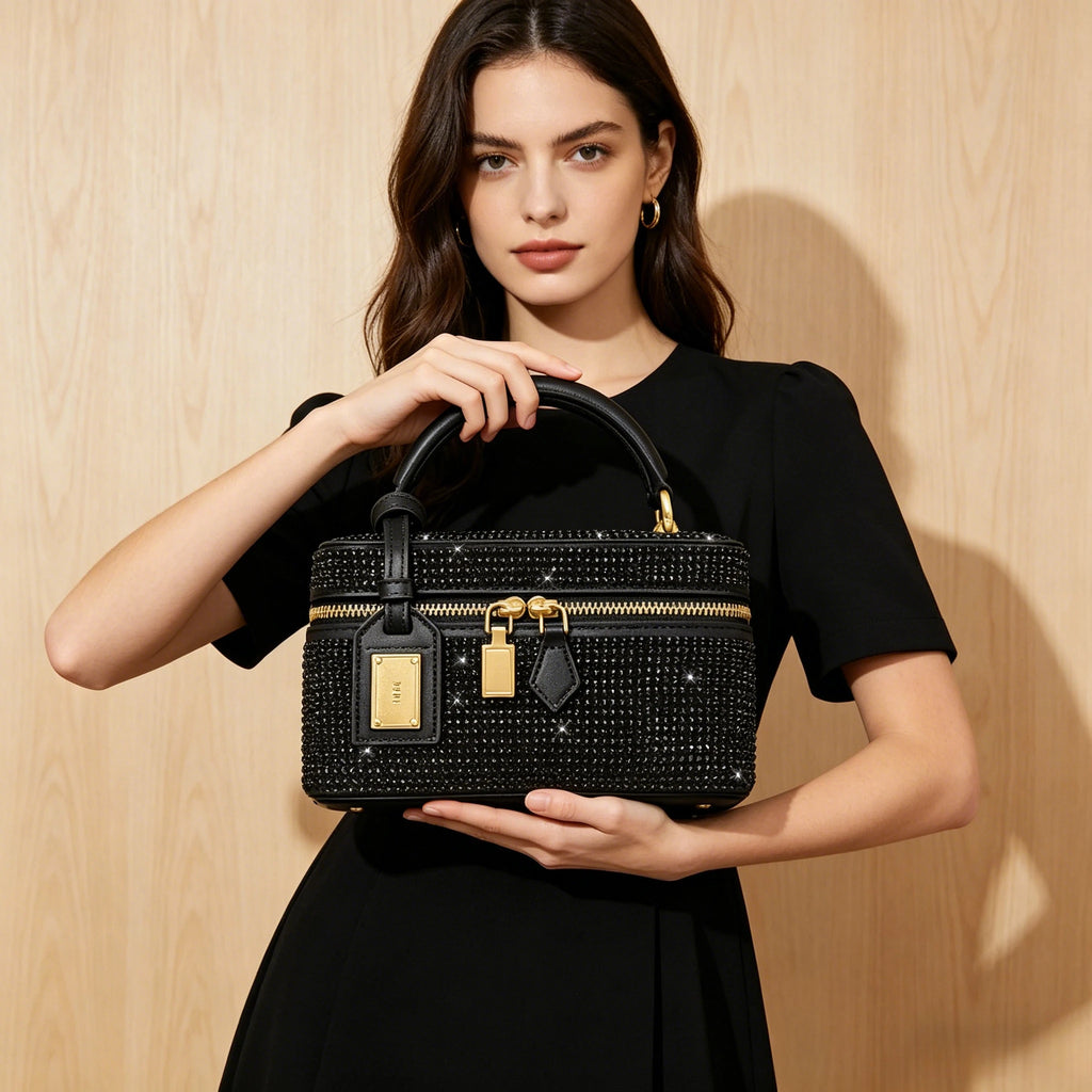 Luxury Designer Women's Crossbody Bag With Textured Leather And Letter Logo Also A Stylish Diaper Bag For Commuter