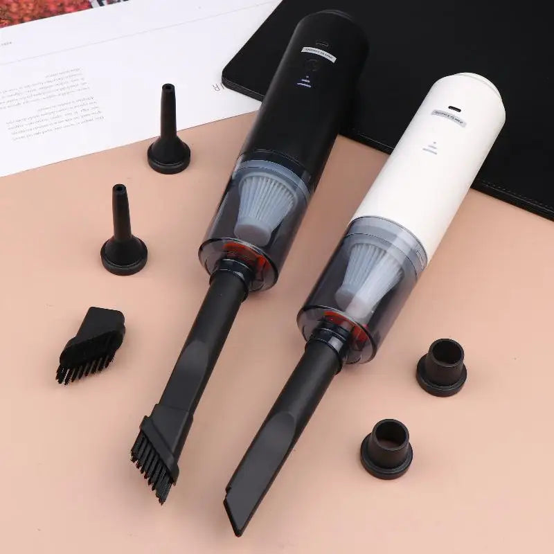 Wireless Dual Purpose Suction And Blowing Vacuum Cleaner Dual Use For Home And Car High Power Powerful Vacuum Cleaner Black