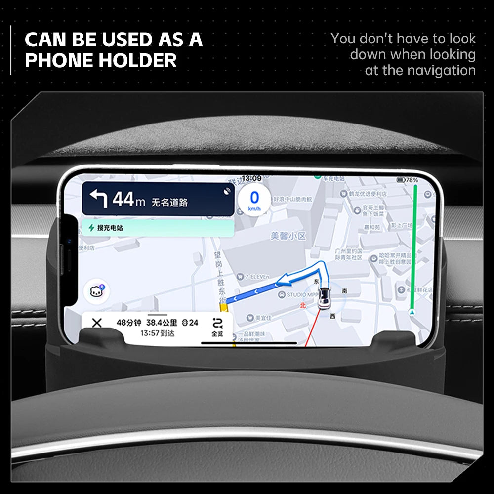 For Tesla Model Y Juniper 2025 2026 Car Instrument Panel Tray Storage Tray Steering Wheel Glasses Storage Rack Car Accessories