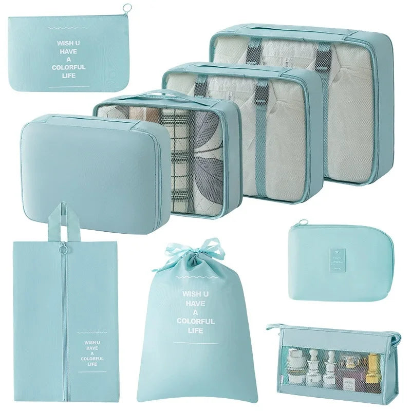 Travel Set Storage Bags Packing Cubes Student Dormitories Clothing Sorting Bags Clothes Digital Toiletries Shoes Organizer bag