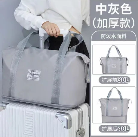1pcs can expand large-capacity travel storage bags, hand luggage, folding waterproof bags, short-distance portable and light.