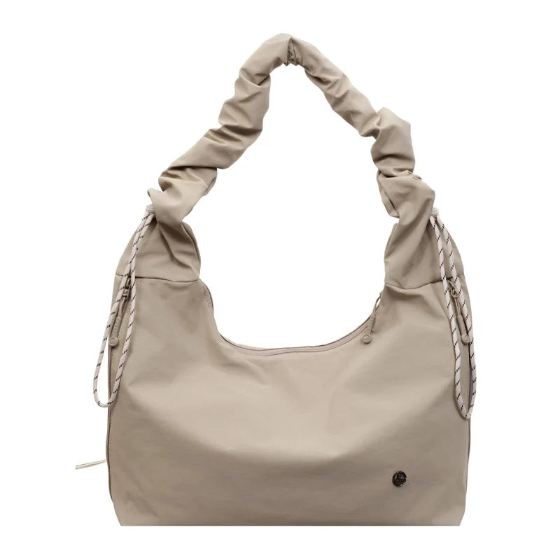 New Women Crossbody Bags Fashion Nylon Tote Shoulder Bag Large Capacity Lazy Style Korean Version Texture Casual Bags for Travel